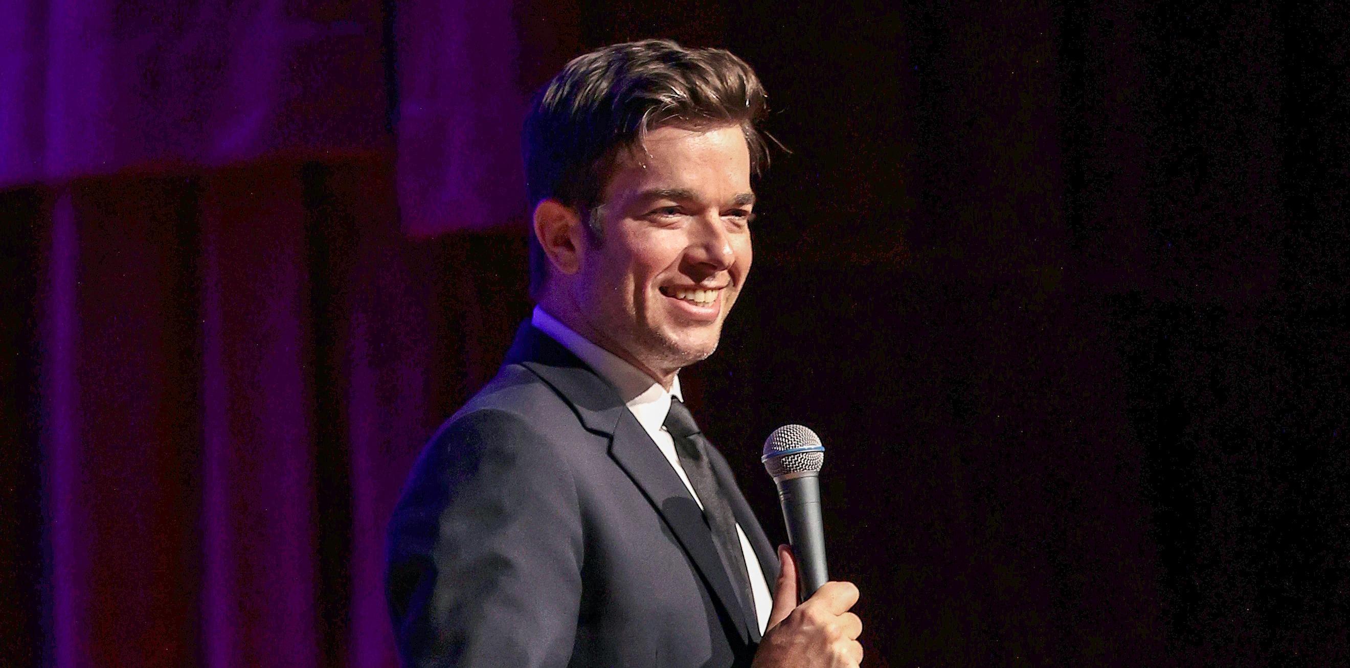 John Mulaney performs routine on his "From Scratch" comedy tour