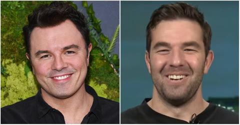 Billy McFarland and Seth MacFarlane at separate events.