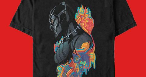The artistic 'Black Panther' t-shirt