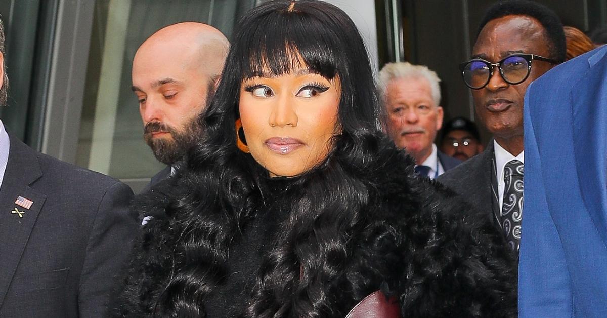 Nicki Minaj spotted by photographers