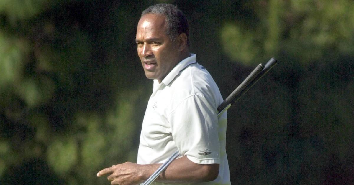 O.J. Simpson on a golf course