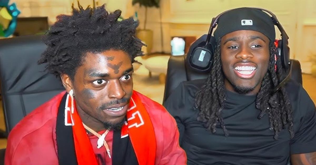 Kodak Black and Twitch streamer Kai Cenat.