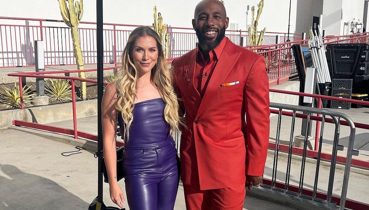 Stephen "tWitch" Boss with his wife