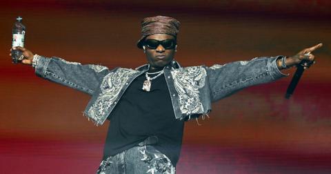 Wizkid performing in 2023