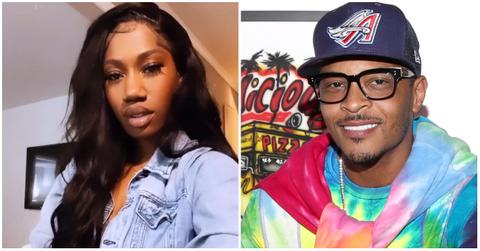 Comedian Lauren Knight and T.I.