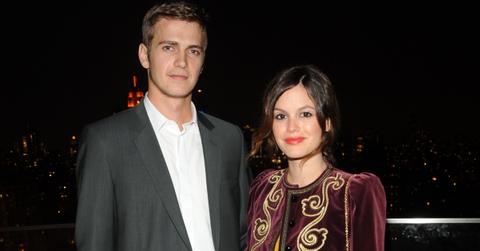 Rachel Bilson and Hayden Christensen at event