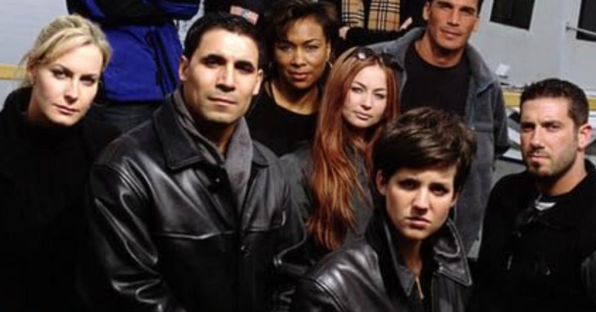 Angel Juarbe Jr. (second from the left) on 'Murder in Small Town X'