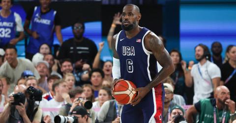 LeBron James at the Paris 2024 Olympic Games