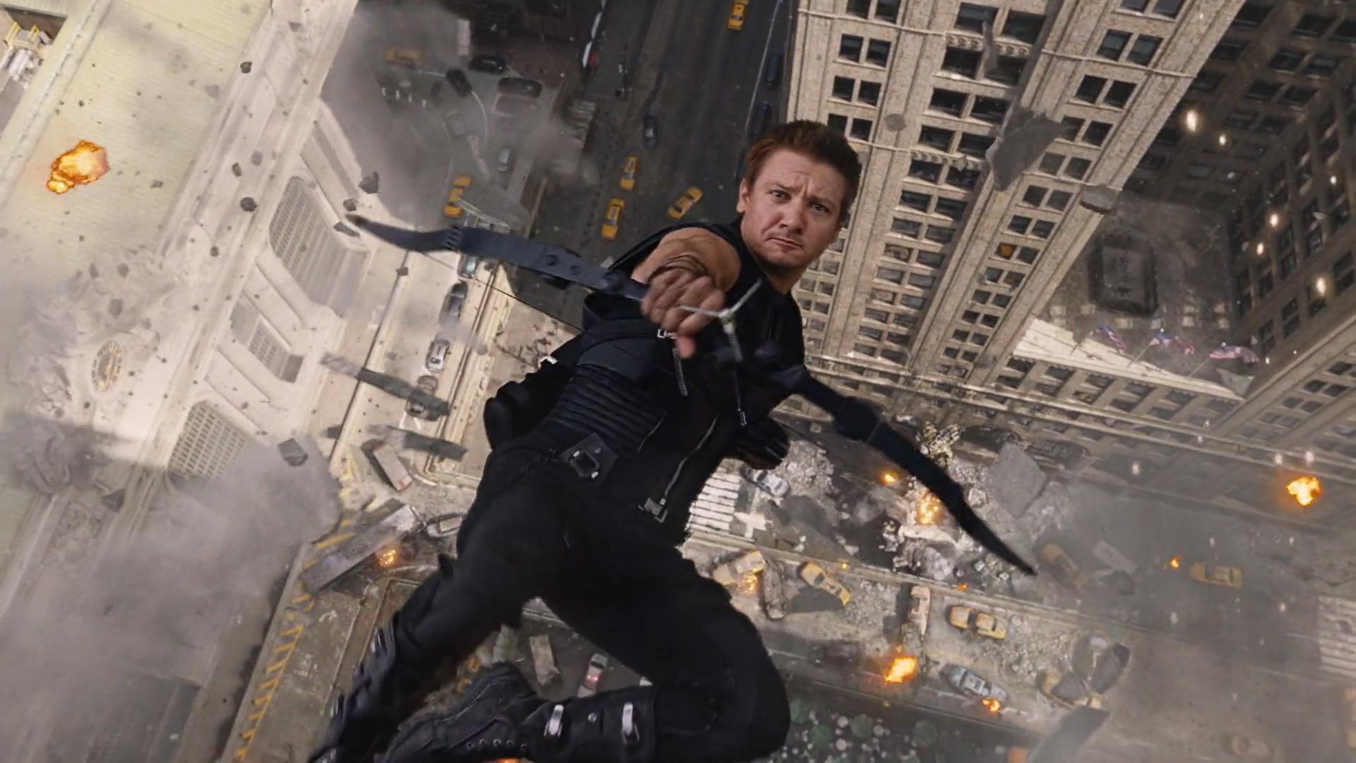 Jeremy Renner as Clint Barton/Hawkeye in 'The Avern