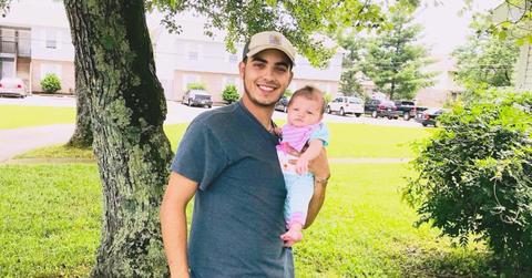 Lane Fernandez and baby Emerson