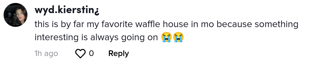 waffle house customer pays tab doing chores