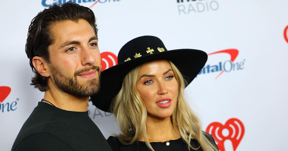 Jason Tartick and Kaitlyn Bristowe on the red carpet for  iHeartRadio ALTer EGO in 2020. 