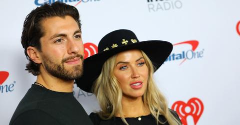 Jason Tartick and Kaitlyn Bristowe on the red carpet for iHeartRadio ALTer EGO in 2020.