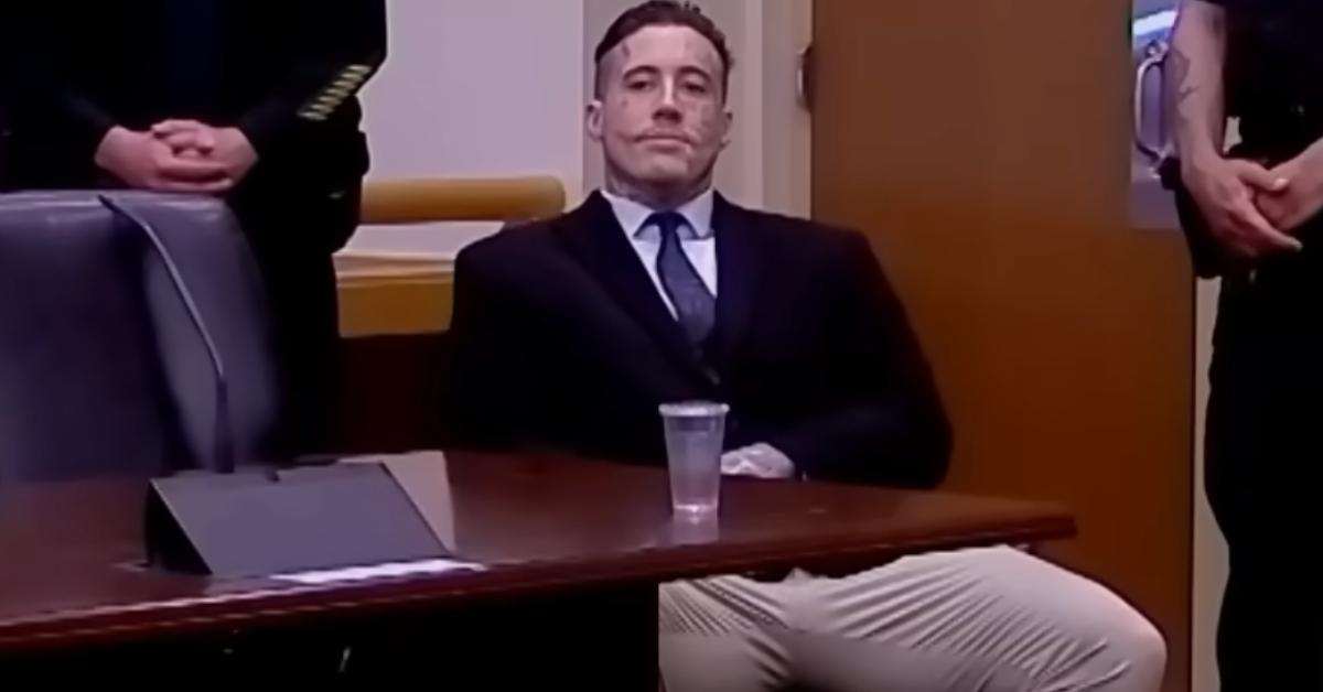 Wade Wilson during his sentencing