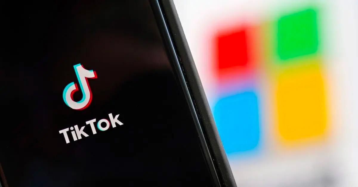 TikTok on a smartphone