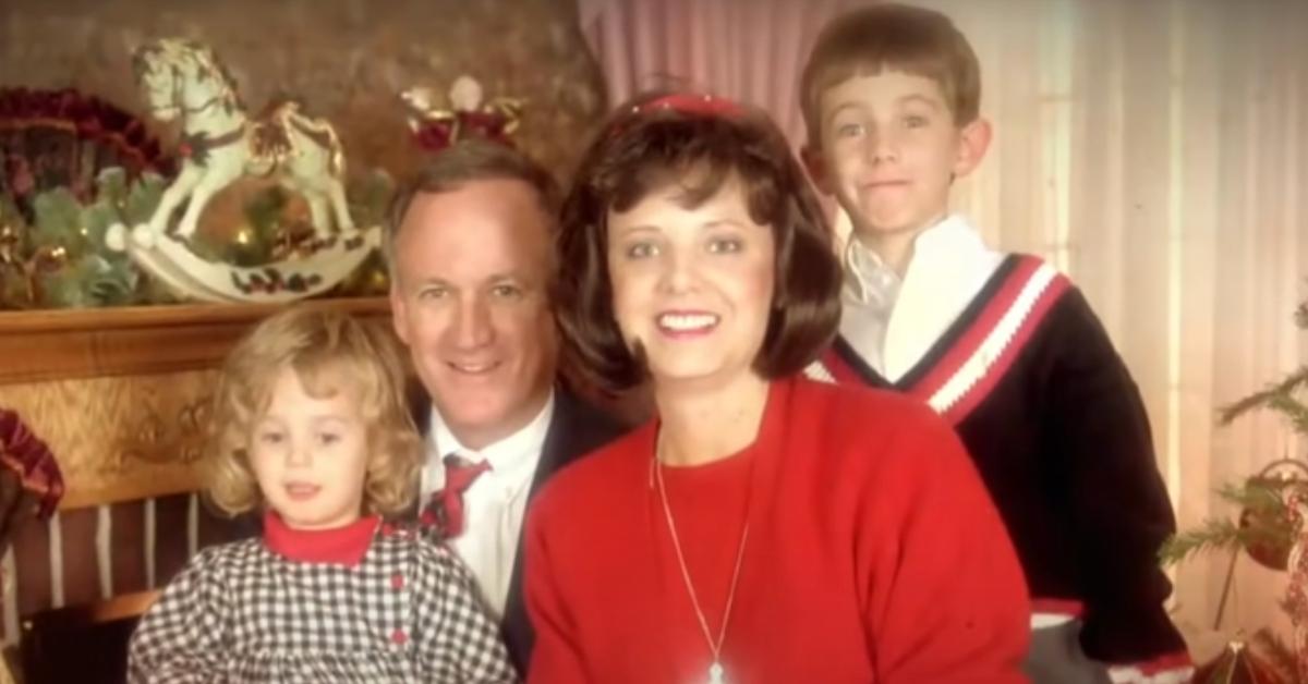 (L-R): JonBenét Ramsey, John Ramsey, Patsy Ramsey, and Burke Ramsey