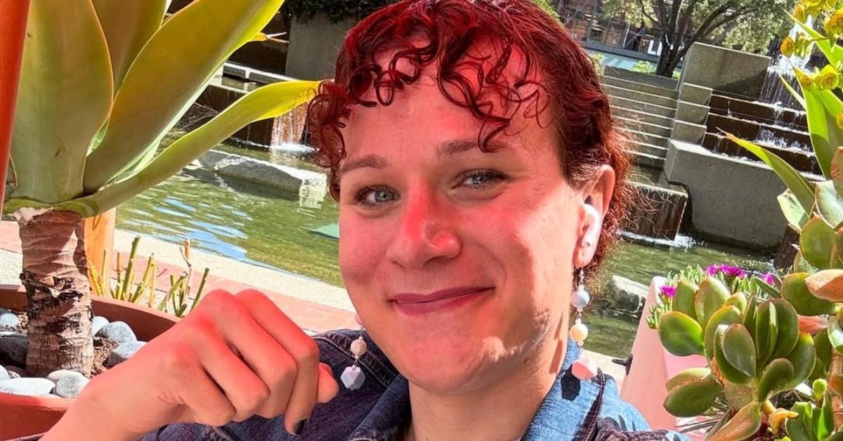 Lilly Tino in a selfie in front of a river