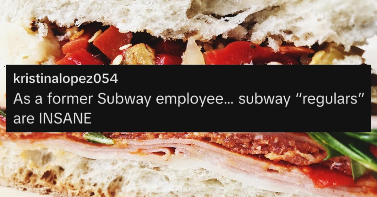 Screenshot of comment under Subway worker apologizes for wrong order TikTok