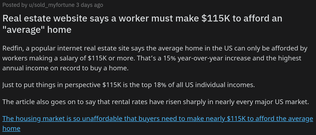 reddit redfind k average to buy a home