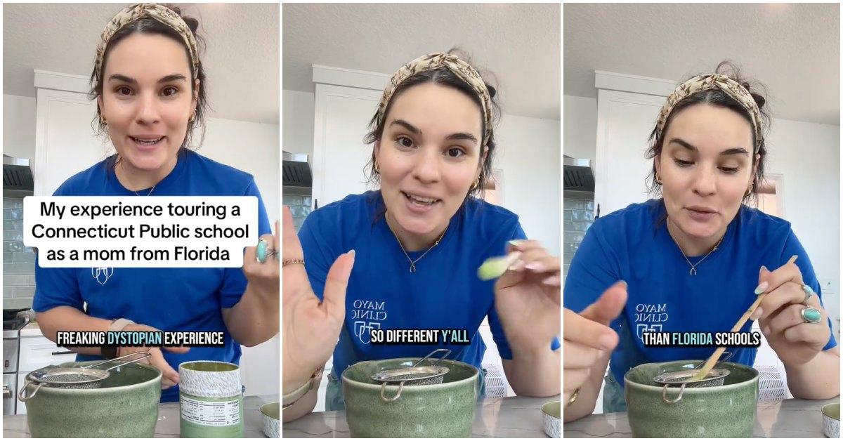 Florida mom shocked by how different Connecticut schools are.