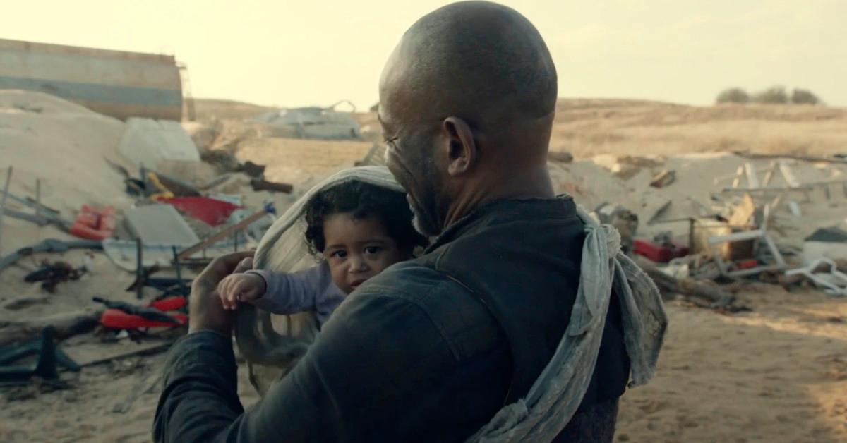 Morgan with baby Mo in 'Fear the Walking Dead'