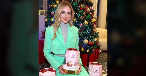 Chiara Ferragni with cakes