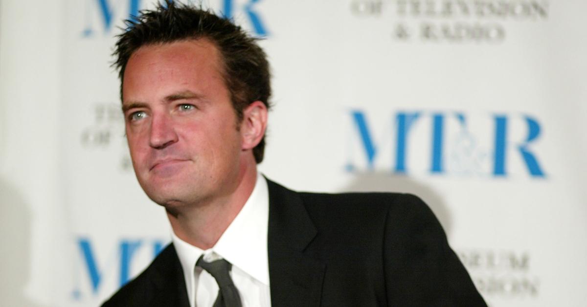 Matthew Perry during The Museum Of Television & Radio To Honor CBS News's Dan Rather And Friends Producing Team a