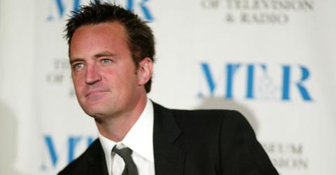 Matthew Perry during The Museum Of Television & Radio To Honor CBS News's Dan Rather And Friends Producing Team a