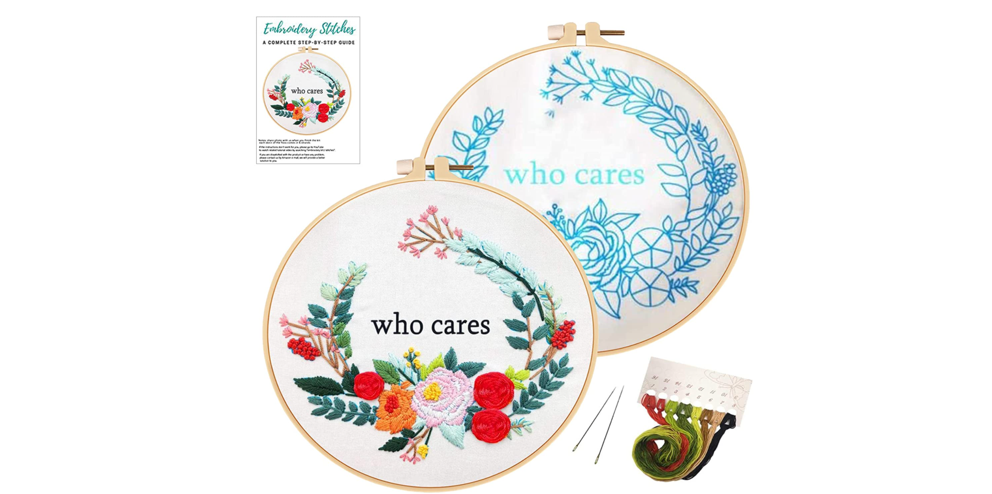 Artilife “Who Cares” Embroidery Kit