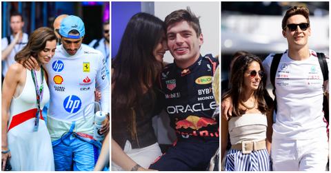 F1 drivers with their girlfriends