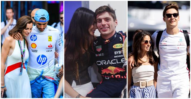 F1 drivers with their girlfriends