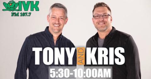 Tony Randall and Kris Rochester, the hosts of 'Tony and Kris'