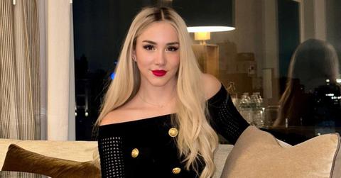 Mikhaila Peterson wearing red lipstick.