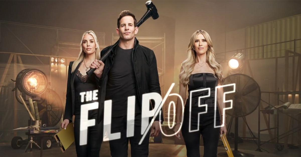 (L-R) Heather El Moussa, Tarek El Moussa, and Christina Haack from 'The Flip Off.'