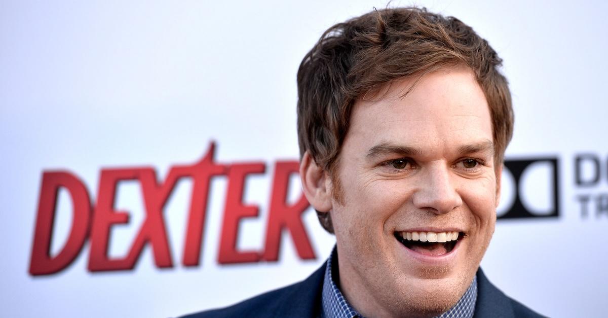 Michael C. Hall at a 'Dexter' event