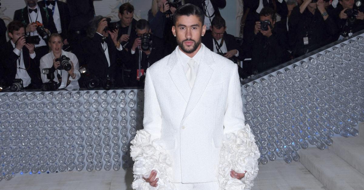 Bad Bunny at the 2023 Met Gala.
