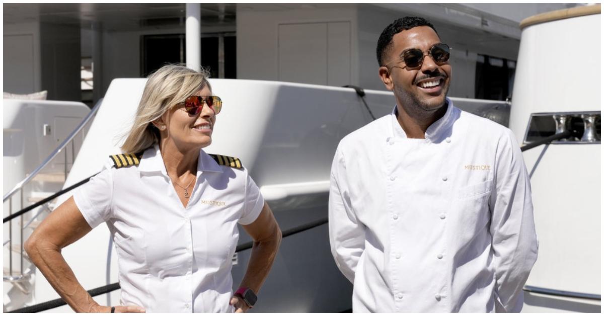 (l-r): Captain Sandy Yawn and Chef Johnathan "Jono" Shillingford