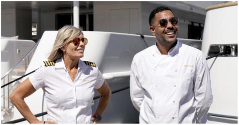 (l-r): Captain Sandy Yawn and Chef Johnathan "Jono" Shillingford