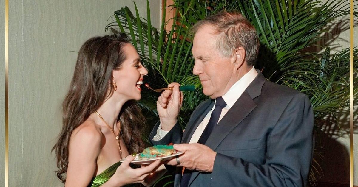 Jordon Hudson and Bill Belichick