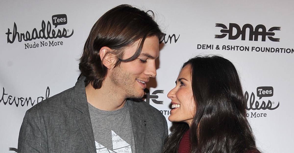 Ashton Kutcher and Demi Moore.