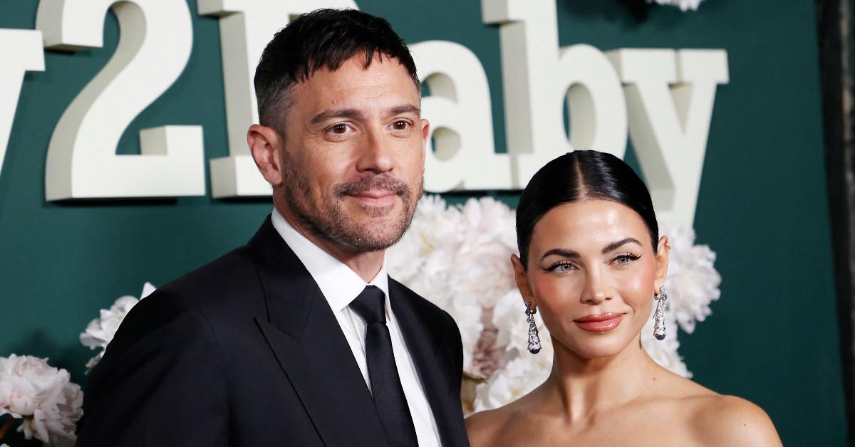 Steve Kazee and Jenna Dewan attend 2023 Baby2Baby Gala Presented by Paul Mitchell at Pacific Design Center on Nov. 11, 2023