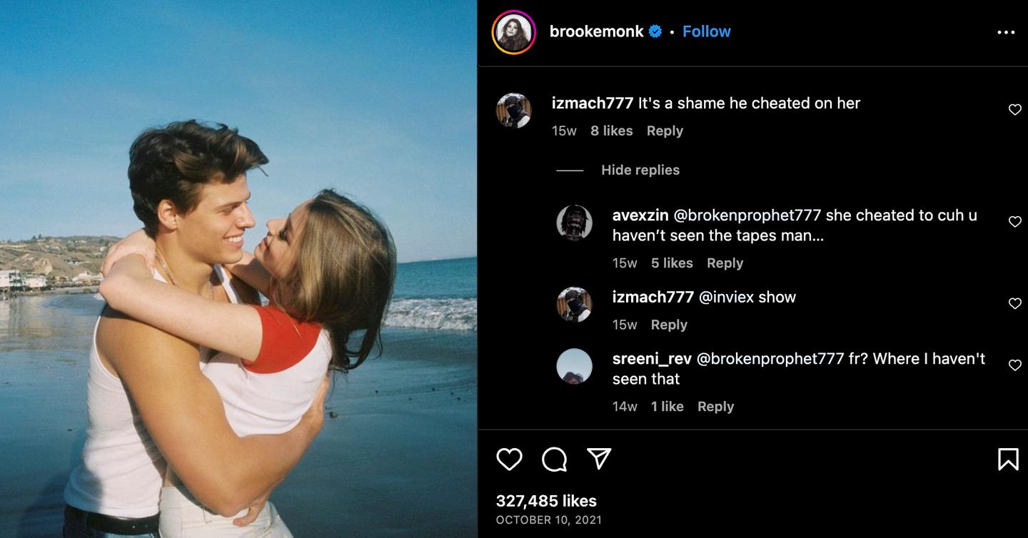 Brooke Monk and Sam Dezz Relationship Timeline