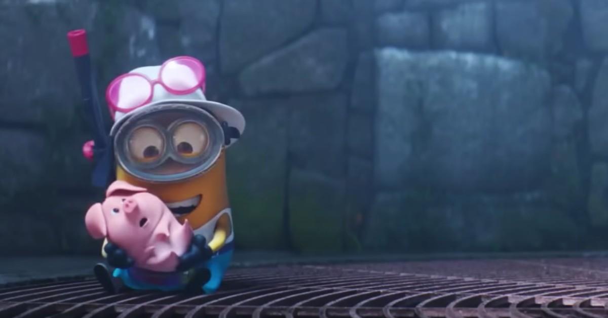 A moment from a 'Despicable Me 3' 