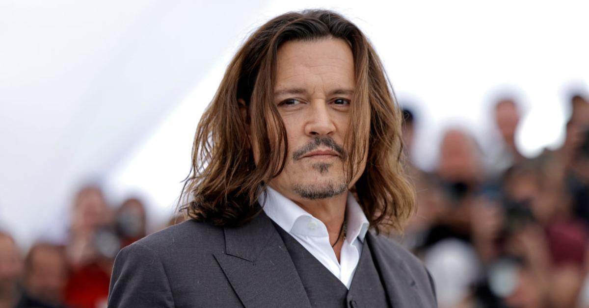 Johnny Depp attends the Jeanne du Barry photocall at the 76th annual Cannes film festival at Palais des Festivals on May 17, 2023 in Cannes, France.