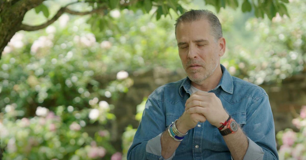 Hunter Biden discussing his drug use. 
