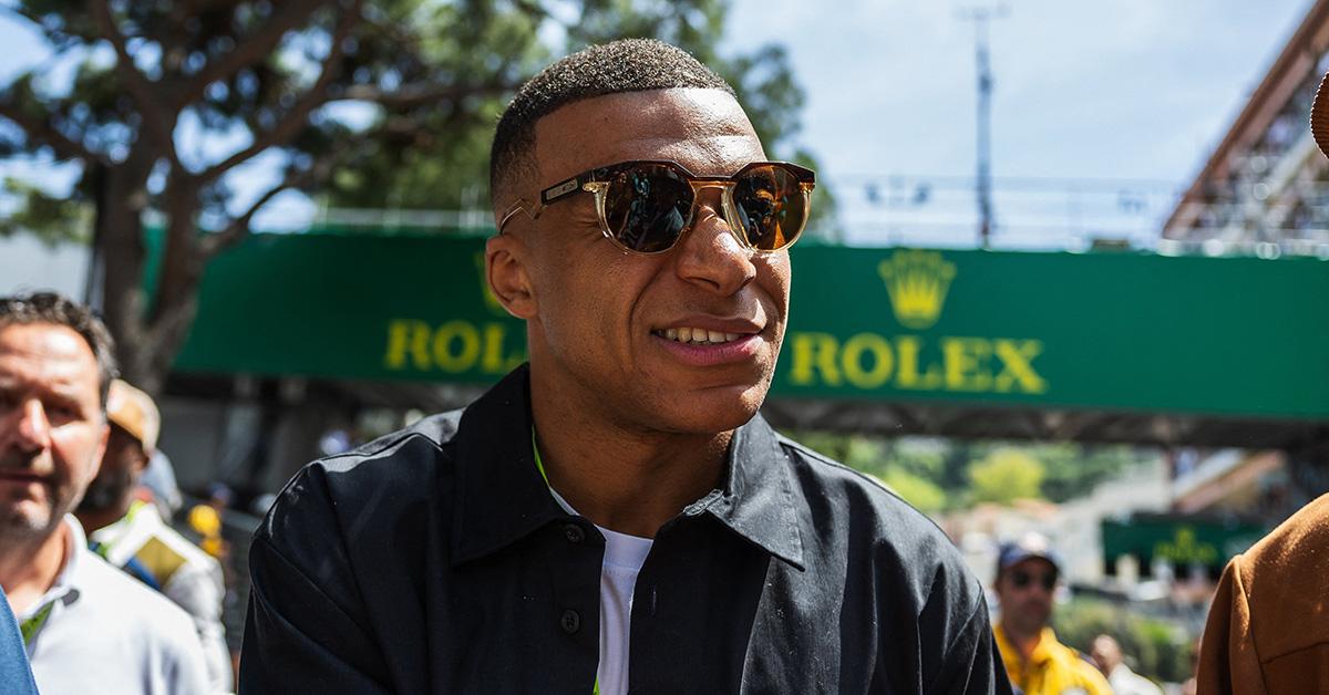 Kylian Mbappe at the Paris Grand Prix in 2024. 