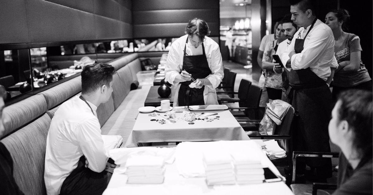 Chef Grant Achatz at Alinea