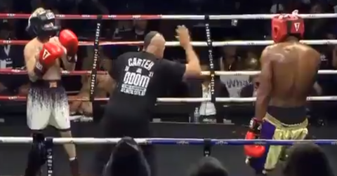 Aaron Carter Had a Serious Weight Disadvantage in His Boxing Match