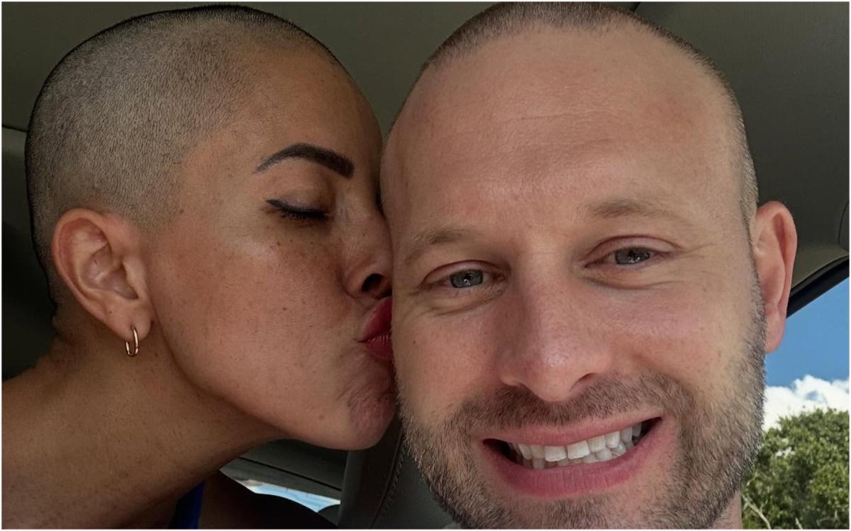 Jasmine Pineda and Matt shaved their heads