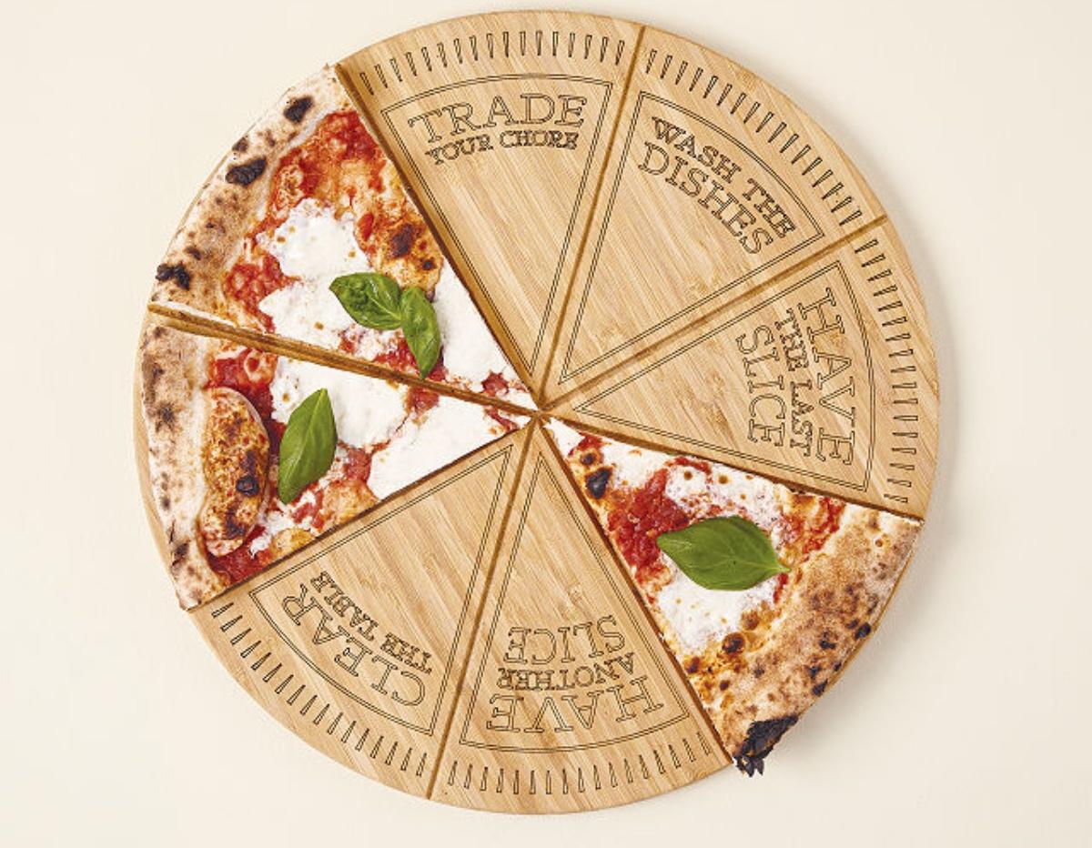 Pizza Roulette Cut and Serve Board